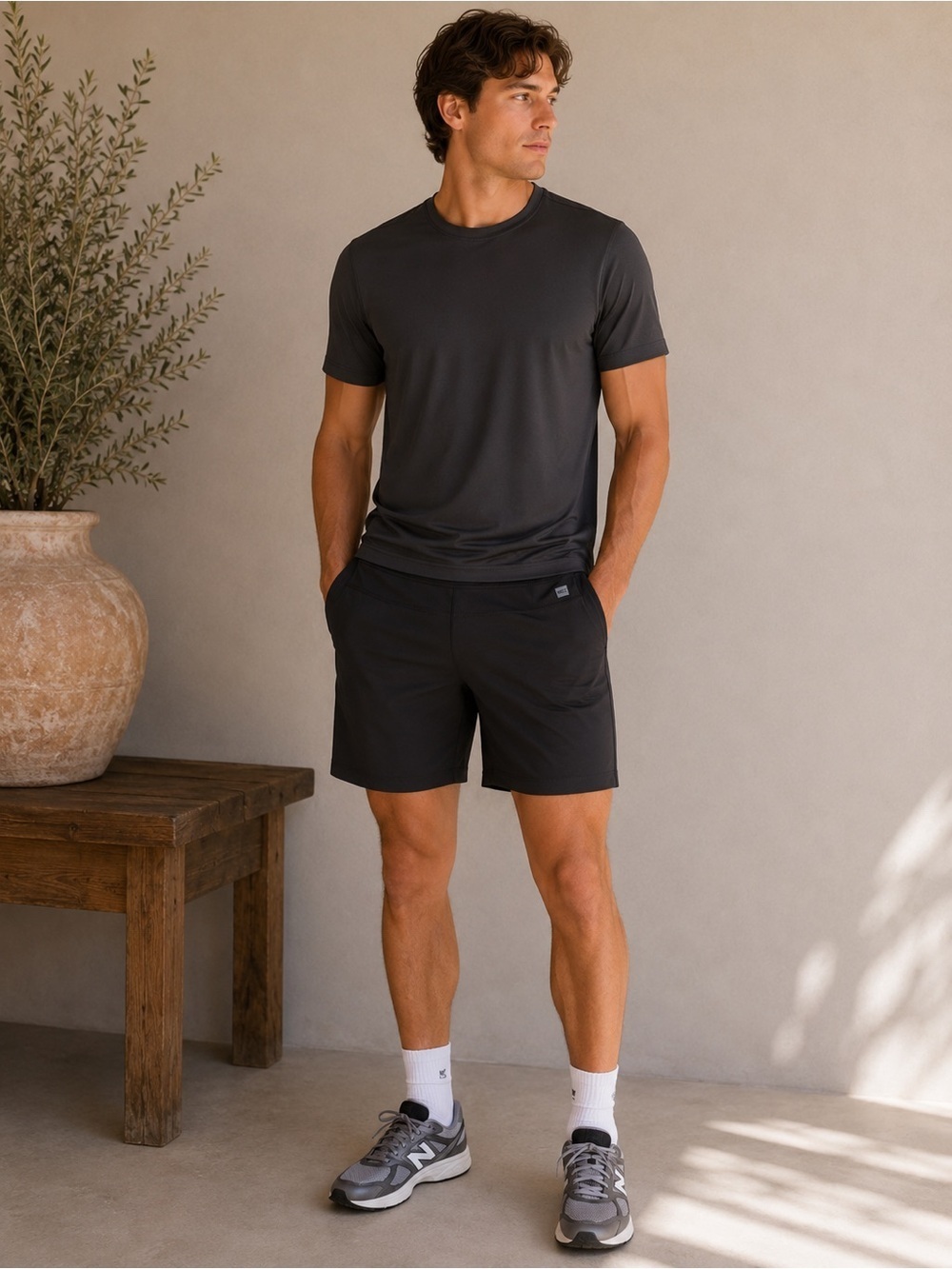 MEC Men’s Black Activewear Shorts Size M Workout Athleisure Casual Bike Hike